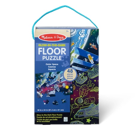 Melissa & Doug Outer Space Glow in the Dark Floor Puzzle 31010